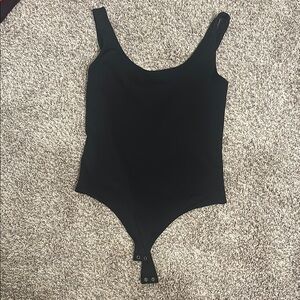 Express Black Bodysuit One Piece with Scoop Neckline